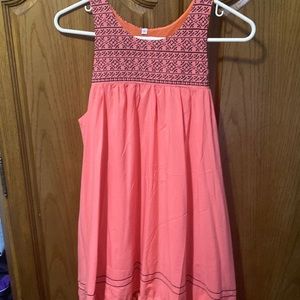 Salmon color dress size small boho